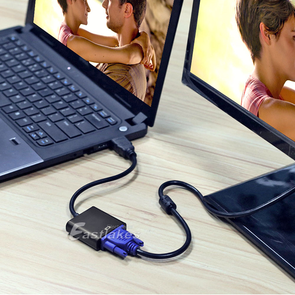 1080P HDMI Male to VGA Female Video Adapter Cable Converter - Eastlakes Electronics