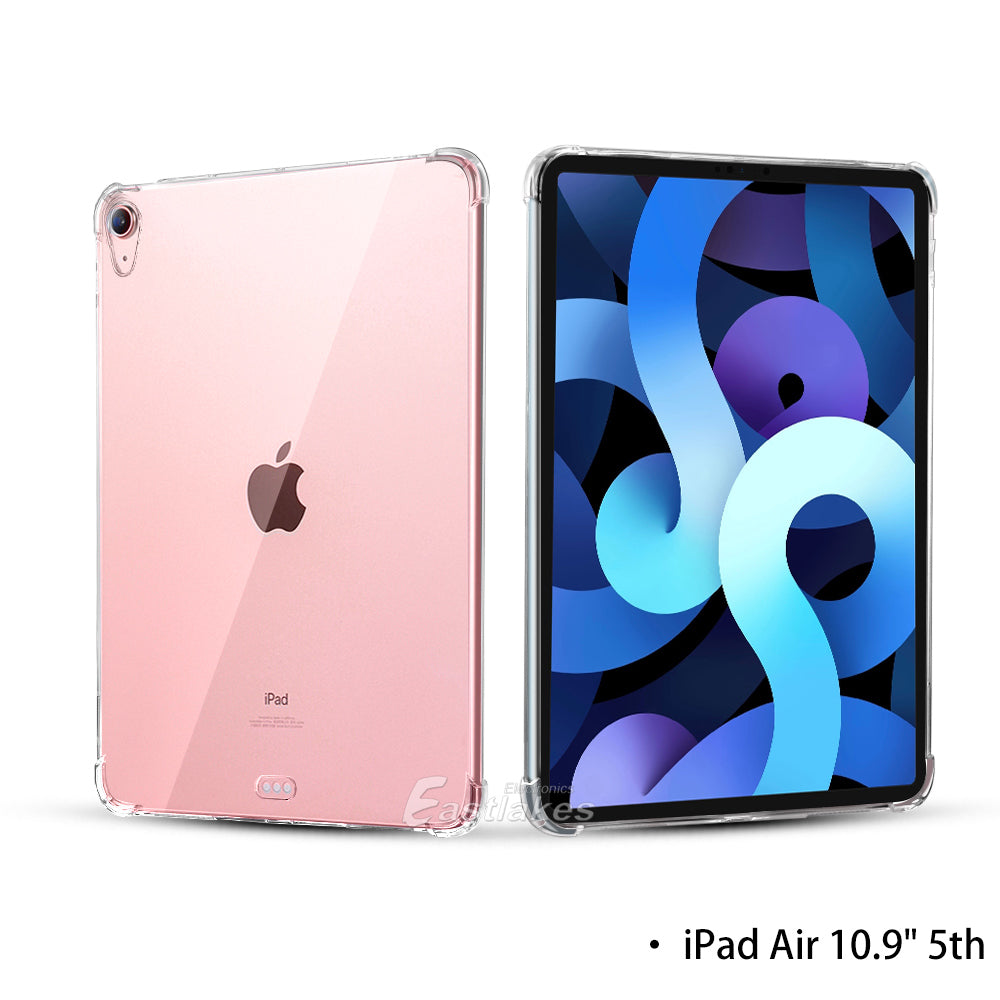 Soft Clear Silicone Case for Apple iPad Pro Air 4 mini 2 3 iPad 5 6 10 - Eastlakes Electronics