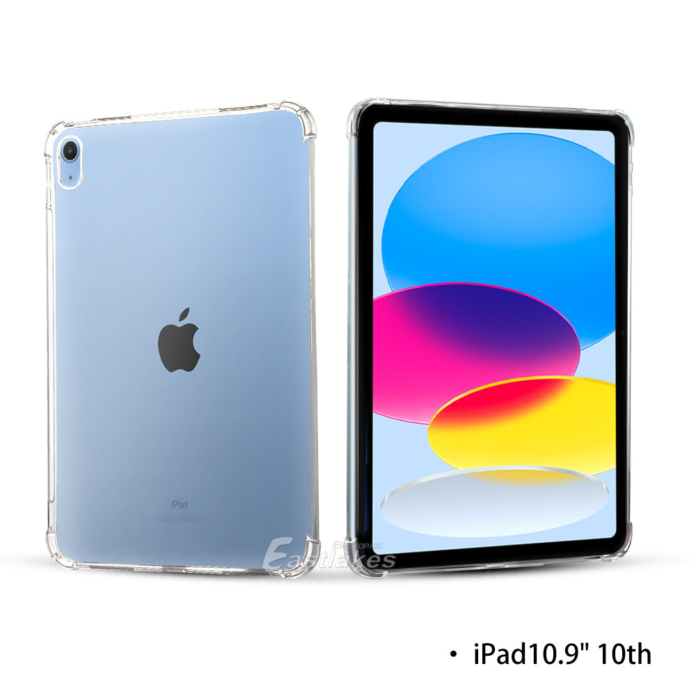 Soft Clear Silicone Case for Apple iPad Pro Air 4 mini 2 3 iPad 5 6 10 - Eastlakes Electronics