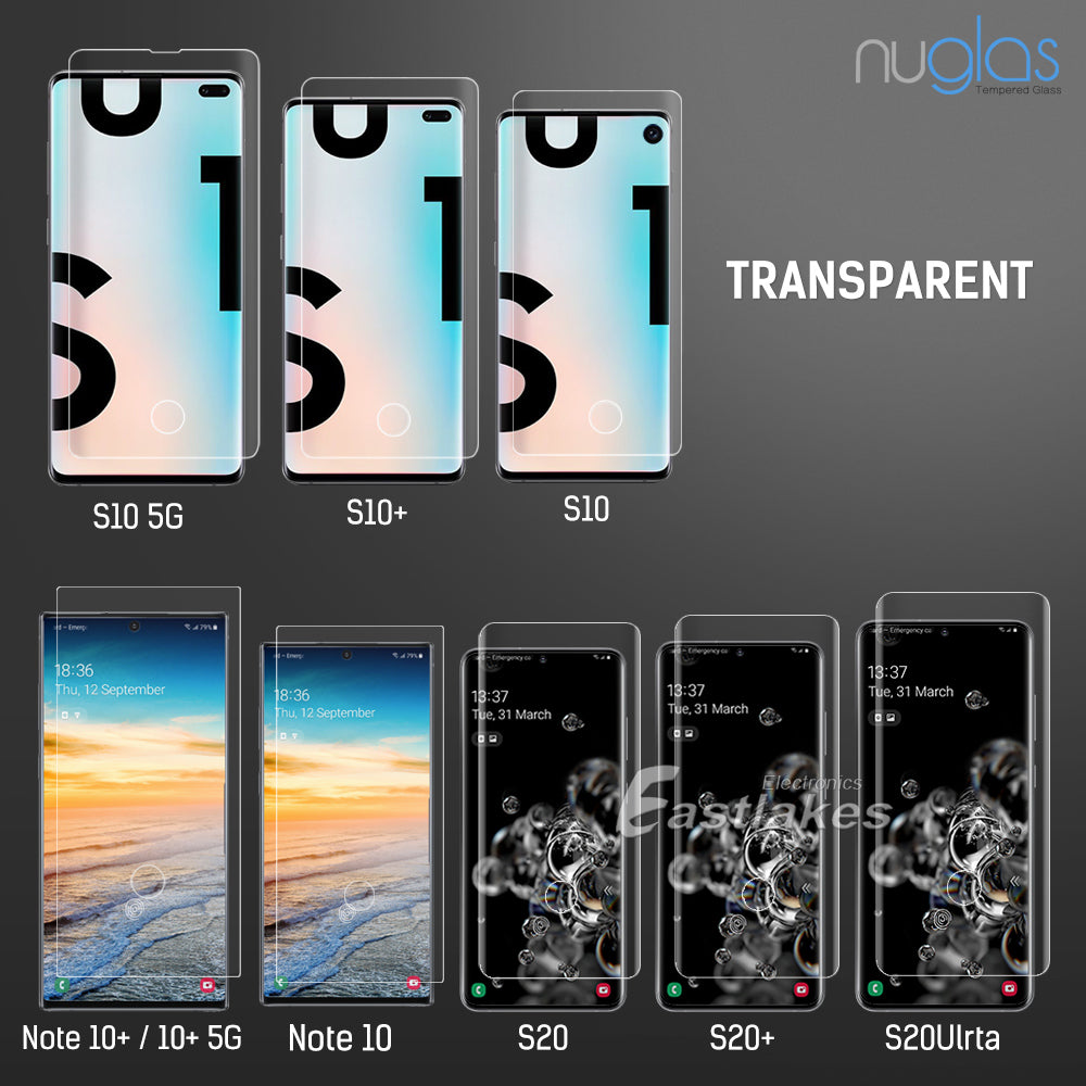 Nuglas Tempered Glass Screen Protector for Samsung Galaxy - Eastlakes Electronics