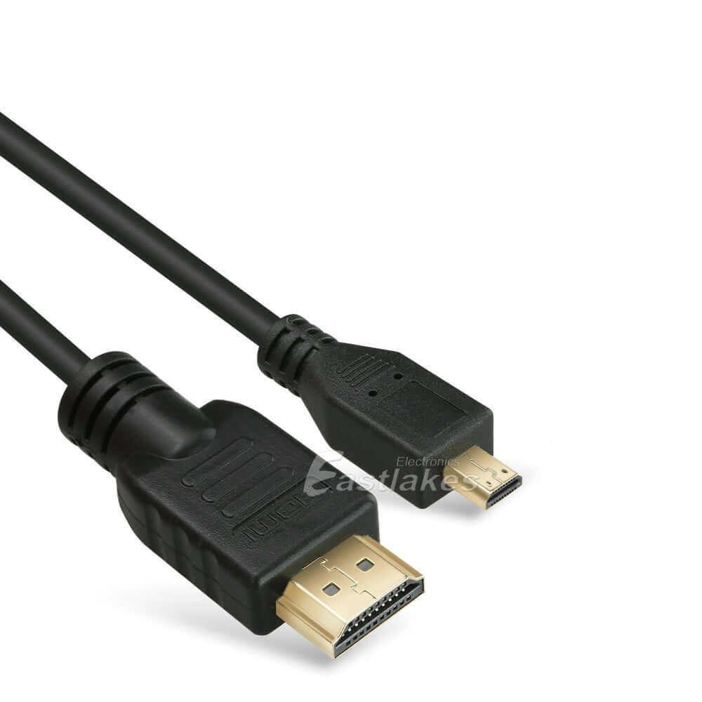 [1M-5M] Micro HDMI to HDMI Cable HD 1080P - Eastlakes Electronics
