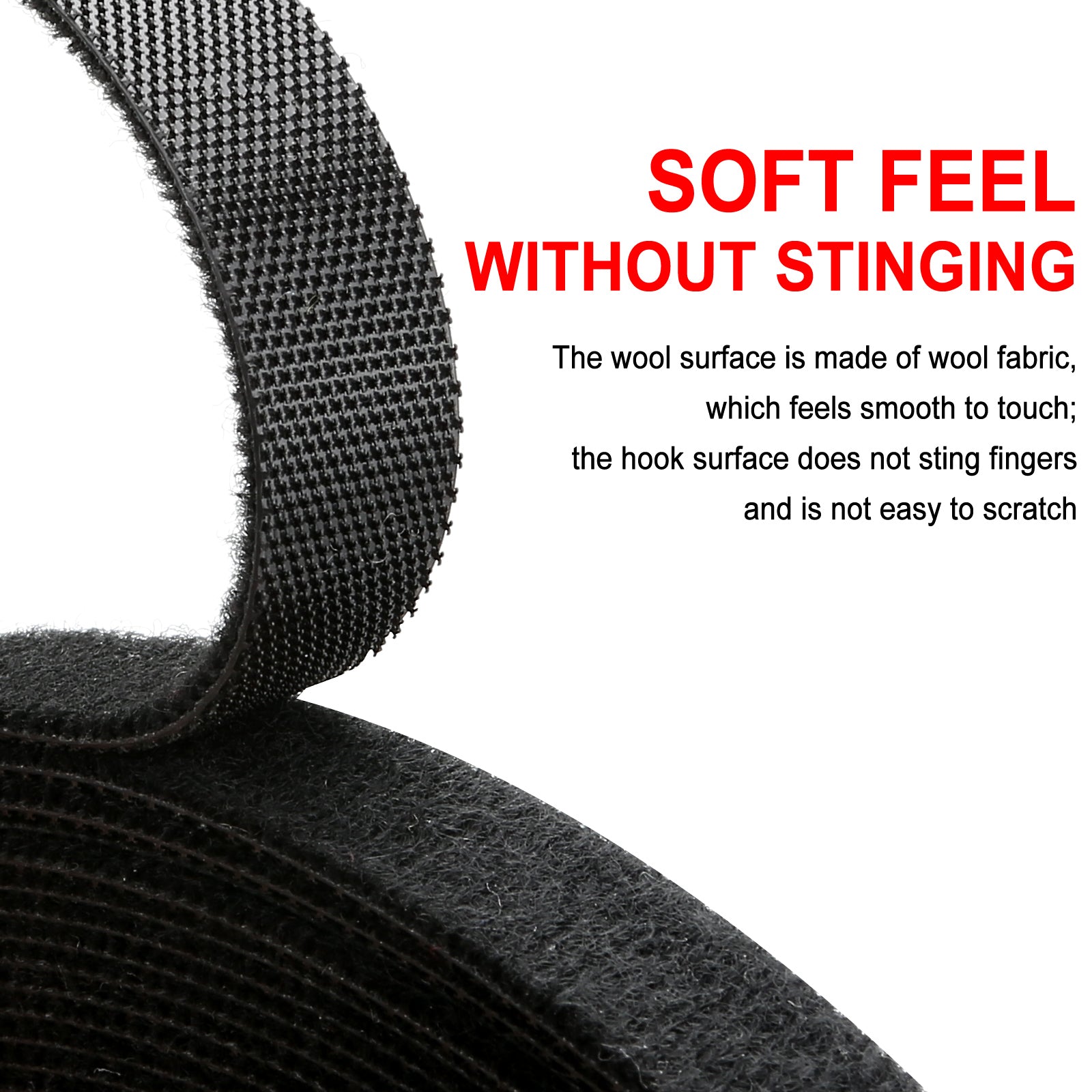 [10M] Hook & Loop Reusable Cable Ties - Eastlakes Electronics