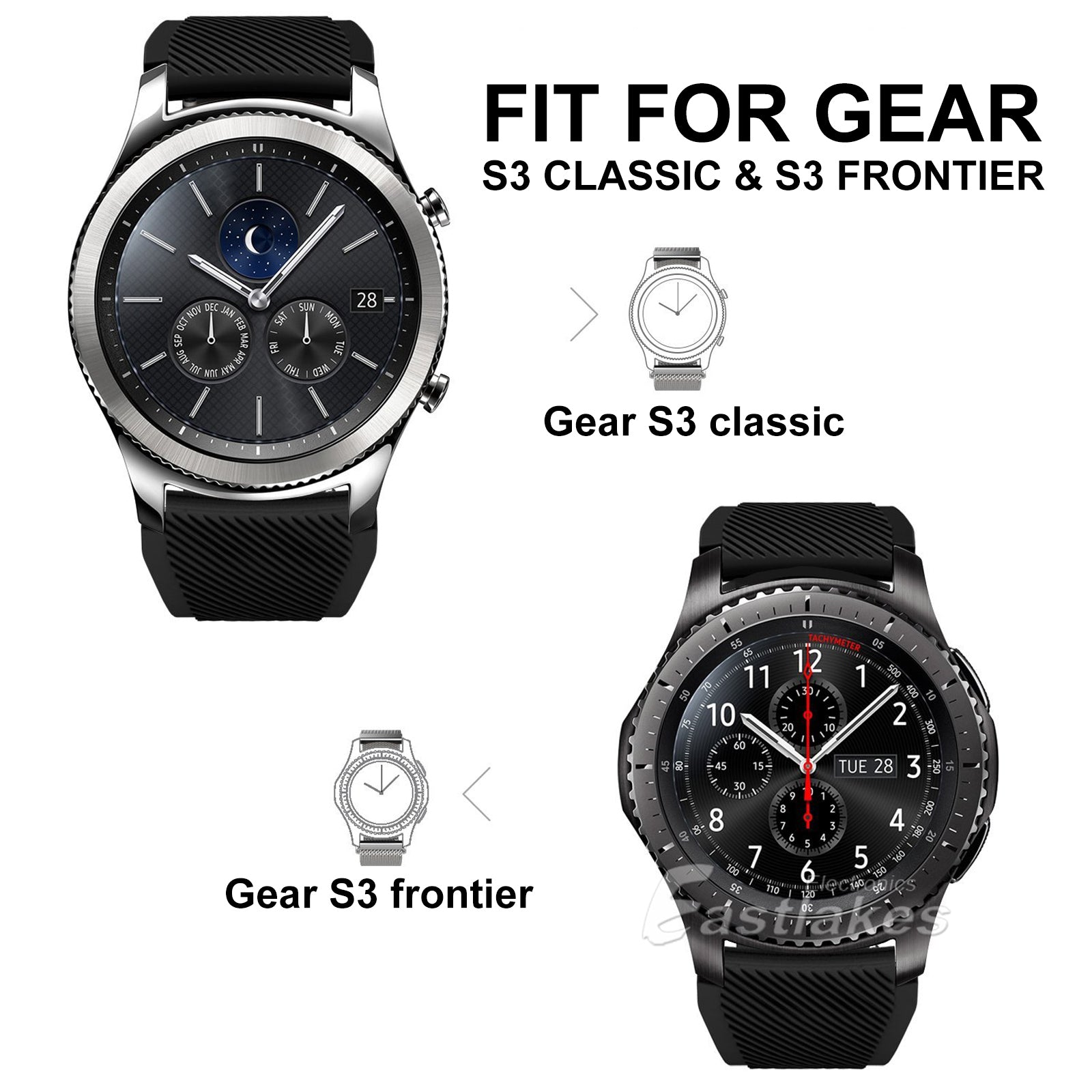 Samsung Gear S3 Silicone Watchband