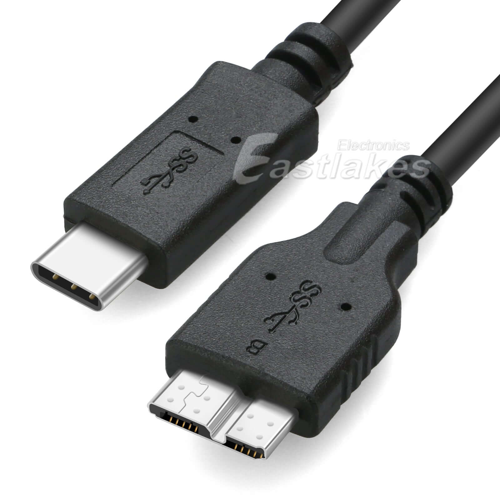 USB-C Type-C to USB Micro B Cable Coverter USB3.0 HDD SSD Cable - Eastlakes Electronics