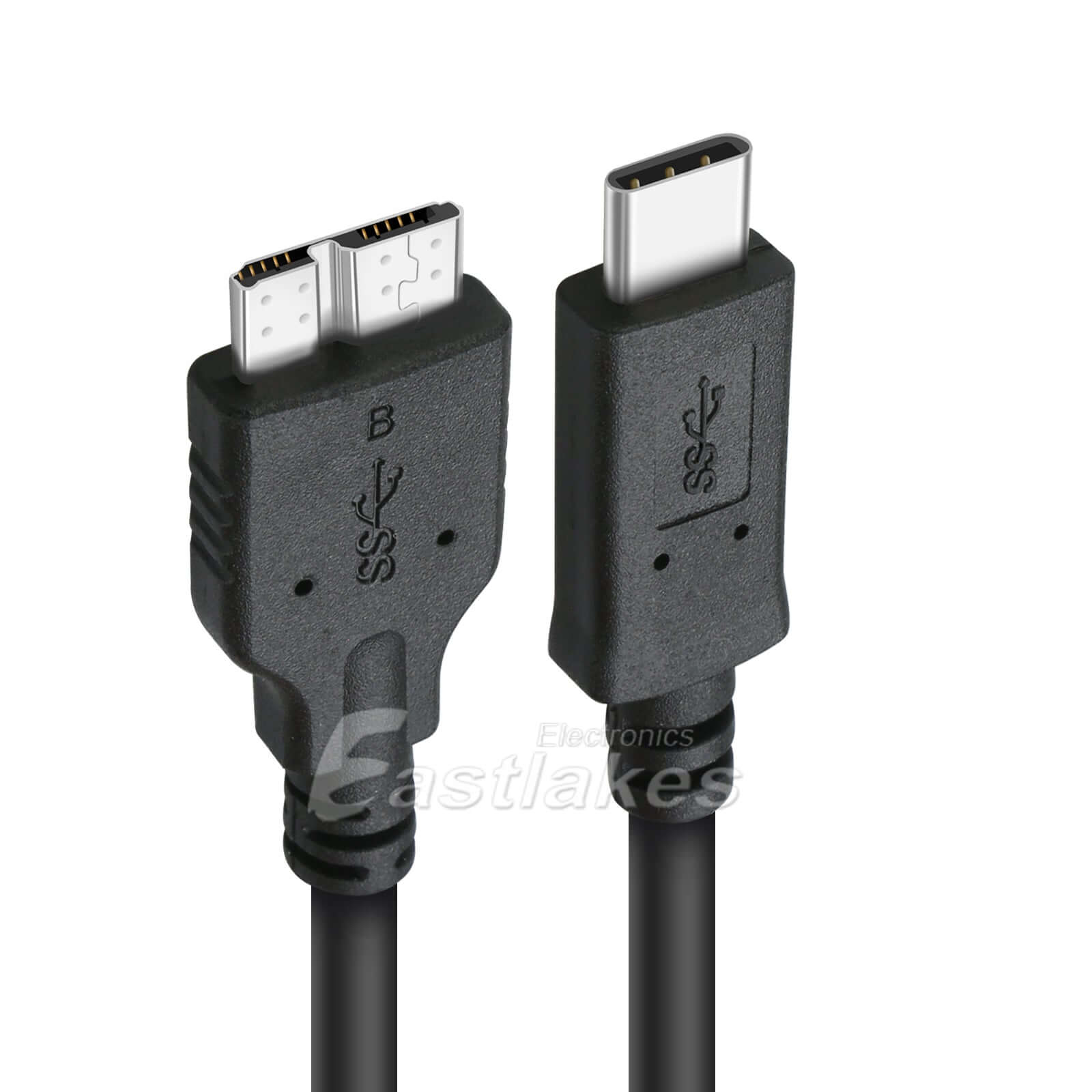 USB-C Type-C to USB Micro B Cable Coverter USB3.0 HDD SSD Cable - Eastlakes Electronics