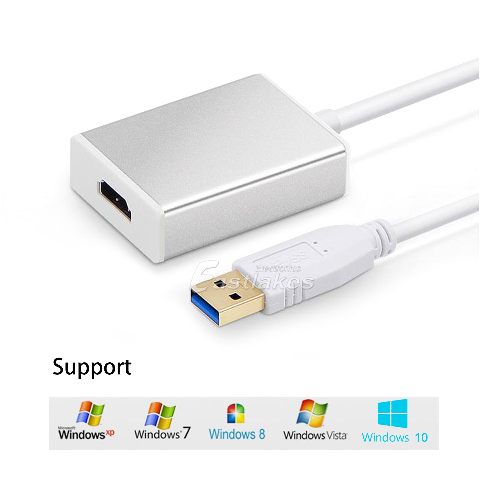USB 3.0 to HDMI Converter Cable Display Graphic Adapter 1080P - Eastlakes Electronics