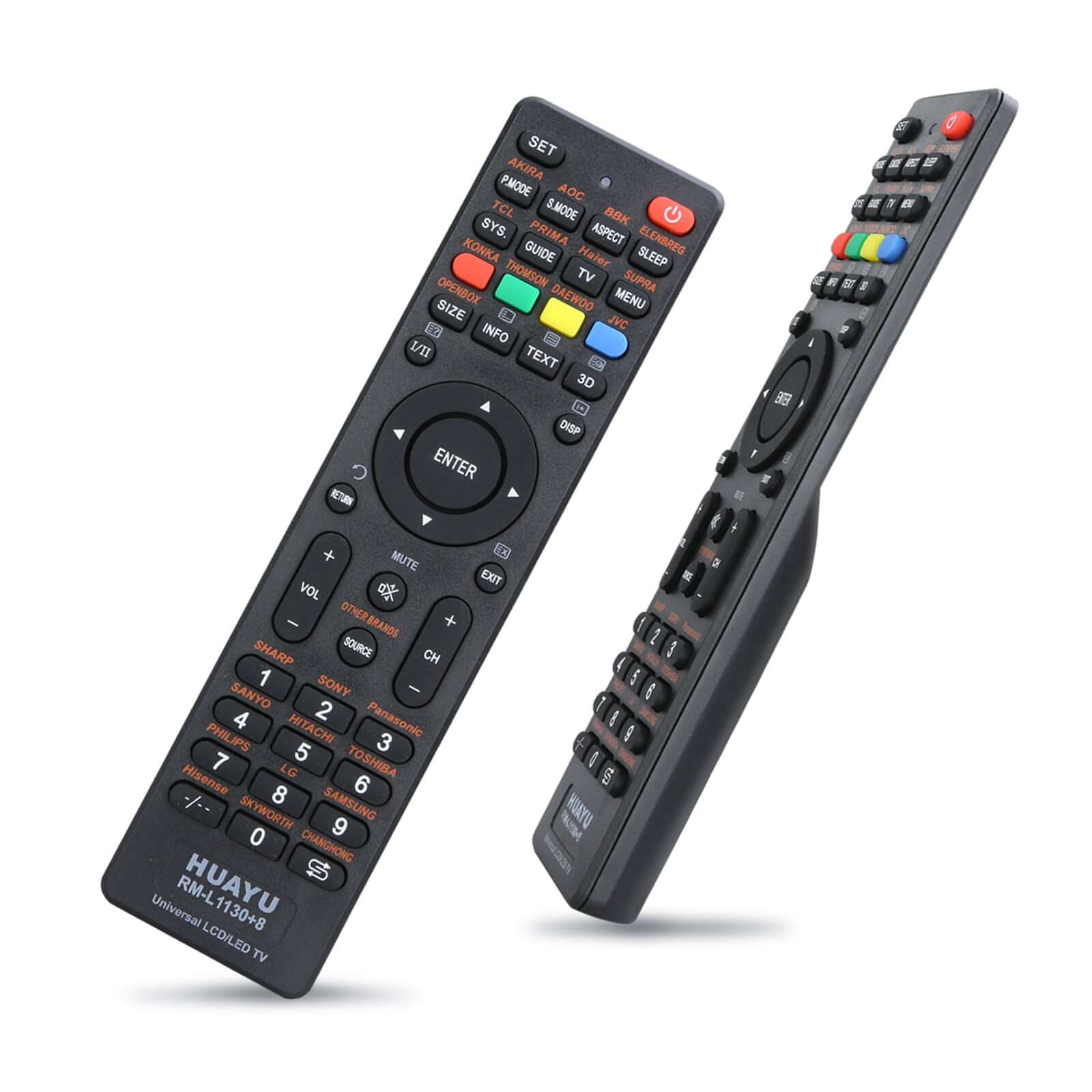 Universal LED/3D TV Remote for HISENSE, KONKA, CHANGHONG, SKYWORTH, HITACHI, Haier - Eastlakes Electronics