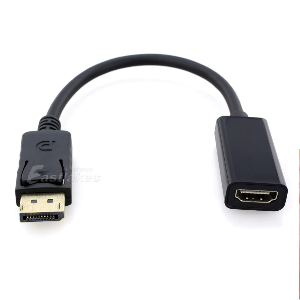 [25cm] DisplayPort Male to HDMI Female Adapter - Eastlakes Electronics