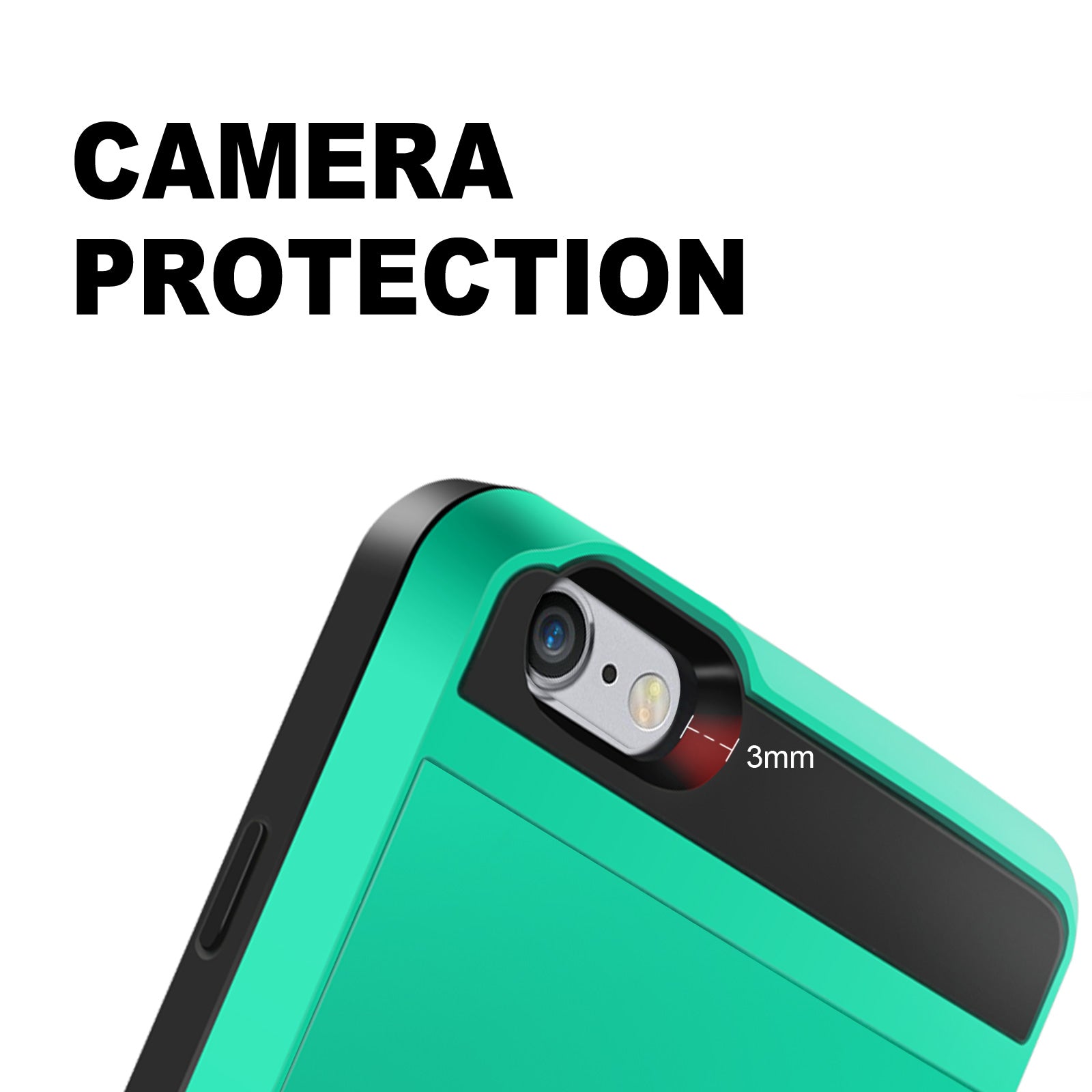 Shockproof Sliding Card Case for iPhone 7/8 Series - Eastlakes Electronics