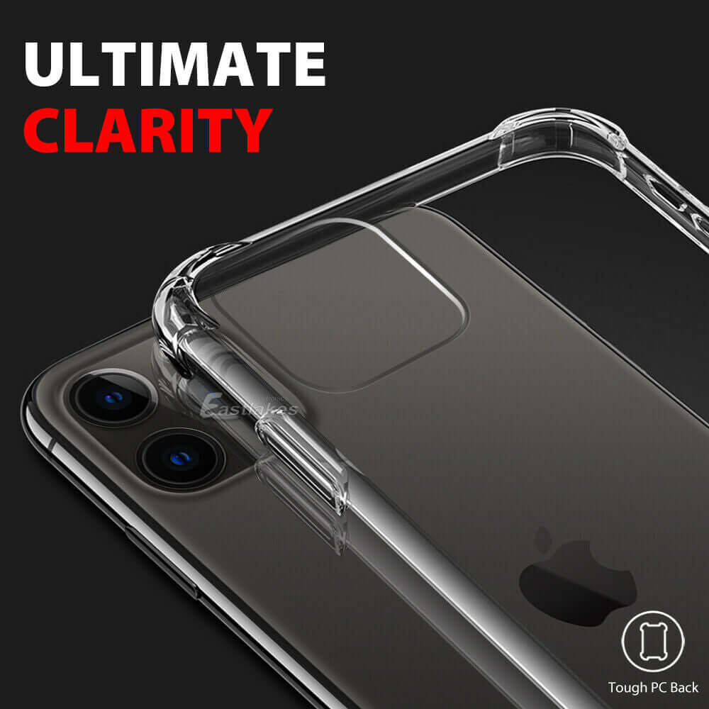 Clear Shockproof Case For Apple iPhone 11 12 13 Pro XS Max XR X 7 8 Plus mini - Eastlakes Electronics