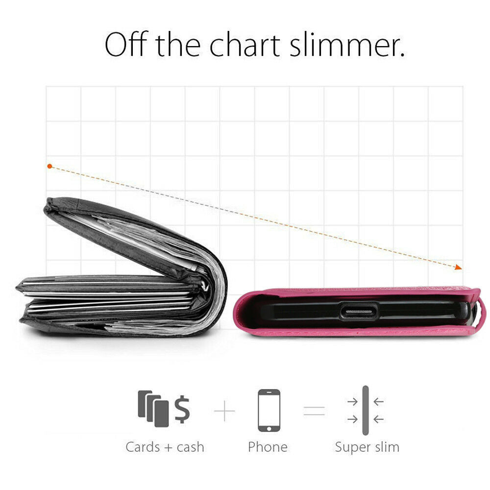 Flip leather Wallet Card Stand Case Pouch Cover for Google Pixel 2 3 XL - Eastlakes Electronics