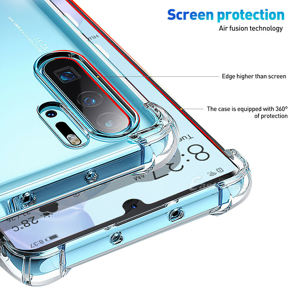 Huawei P30 Pro Shockproof Clear Case - Eastlakes Electronics