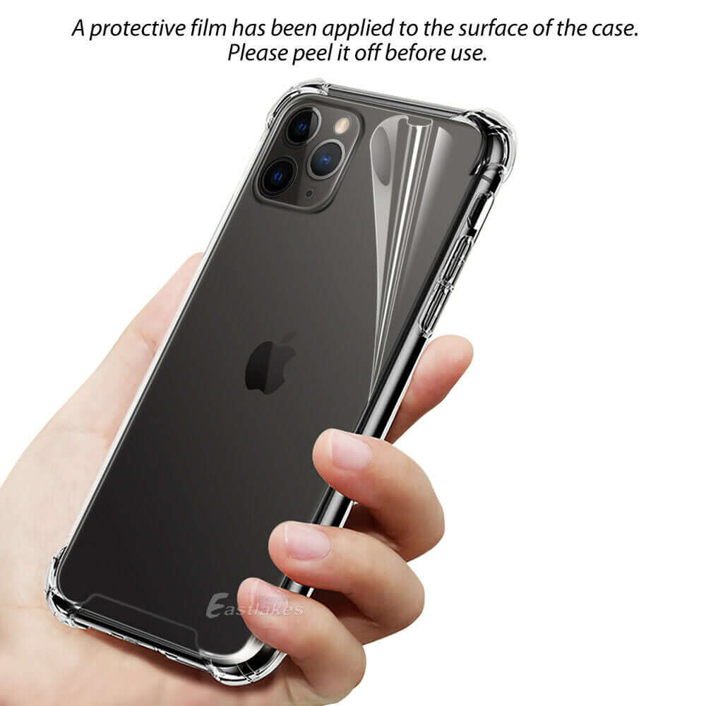 Clear Shockproof Case For Apple iPhone 11 12 13 Pro XS Max XR X 7 8 Plus mini - Eastlakes Electronics