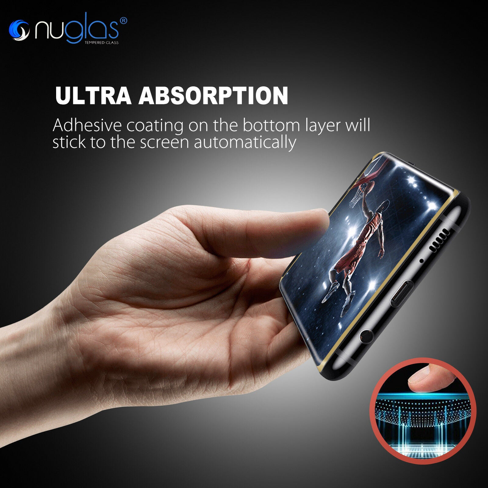 Nuglas Tempered Glass Screen Protector for Samsung Galaxy - Eastlakes Electronics