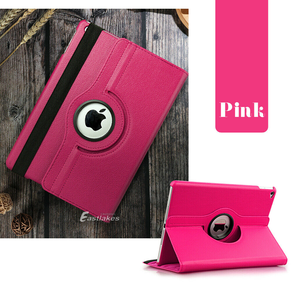 Leather Rotate Stand Smart Cover For Apple iPad Air mini Pro - Eastlakes Electronics