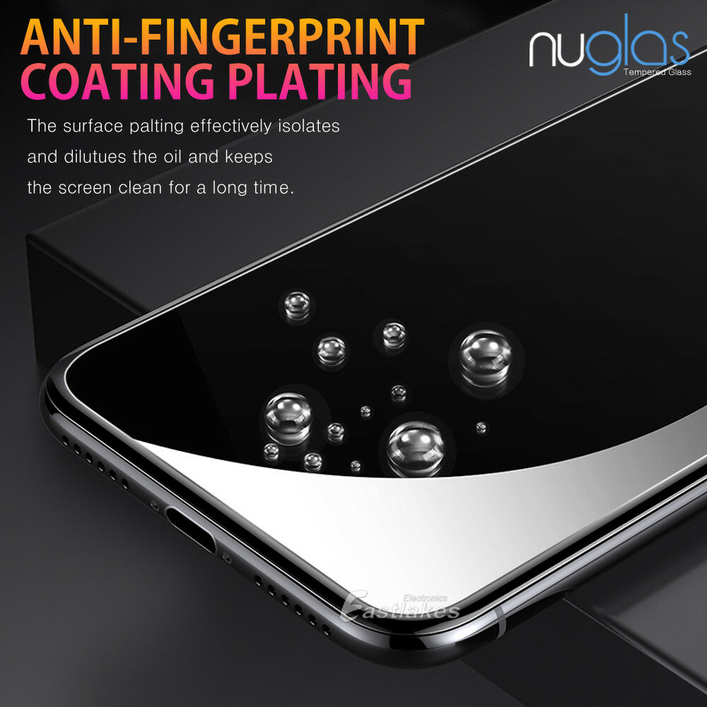 [2 Pack] NUGLAS Tempered Glass Screen Protector For Apple iPhone - Eastlakes Electronics