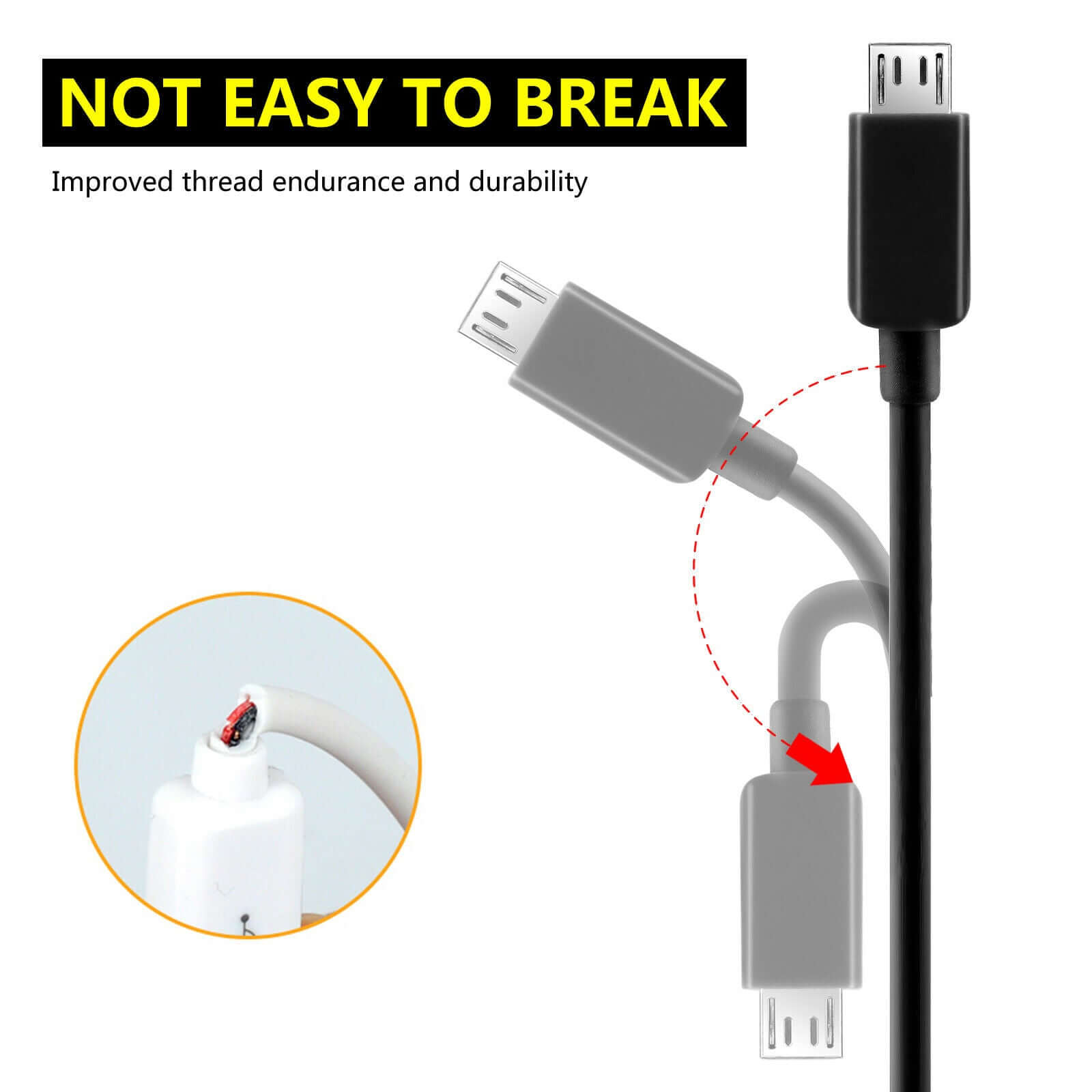 Micro USB Charging Data Cable - Eastlakes Electronics
