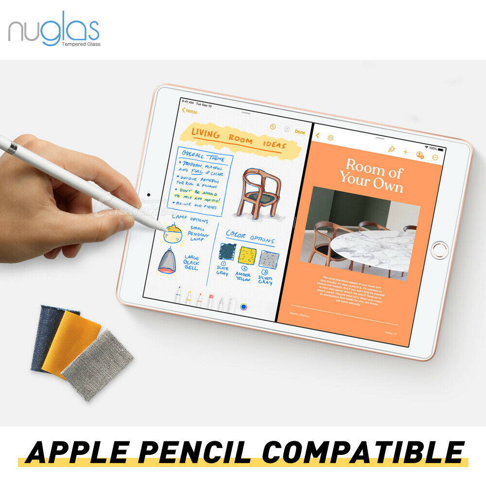 NUGLAS Tempered Glass Screen Protector For All Apple iPad - Eastlakes Electronics