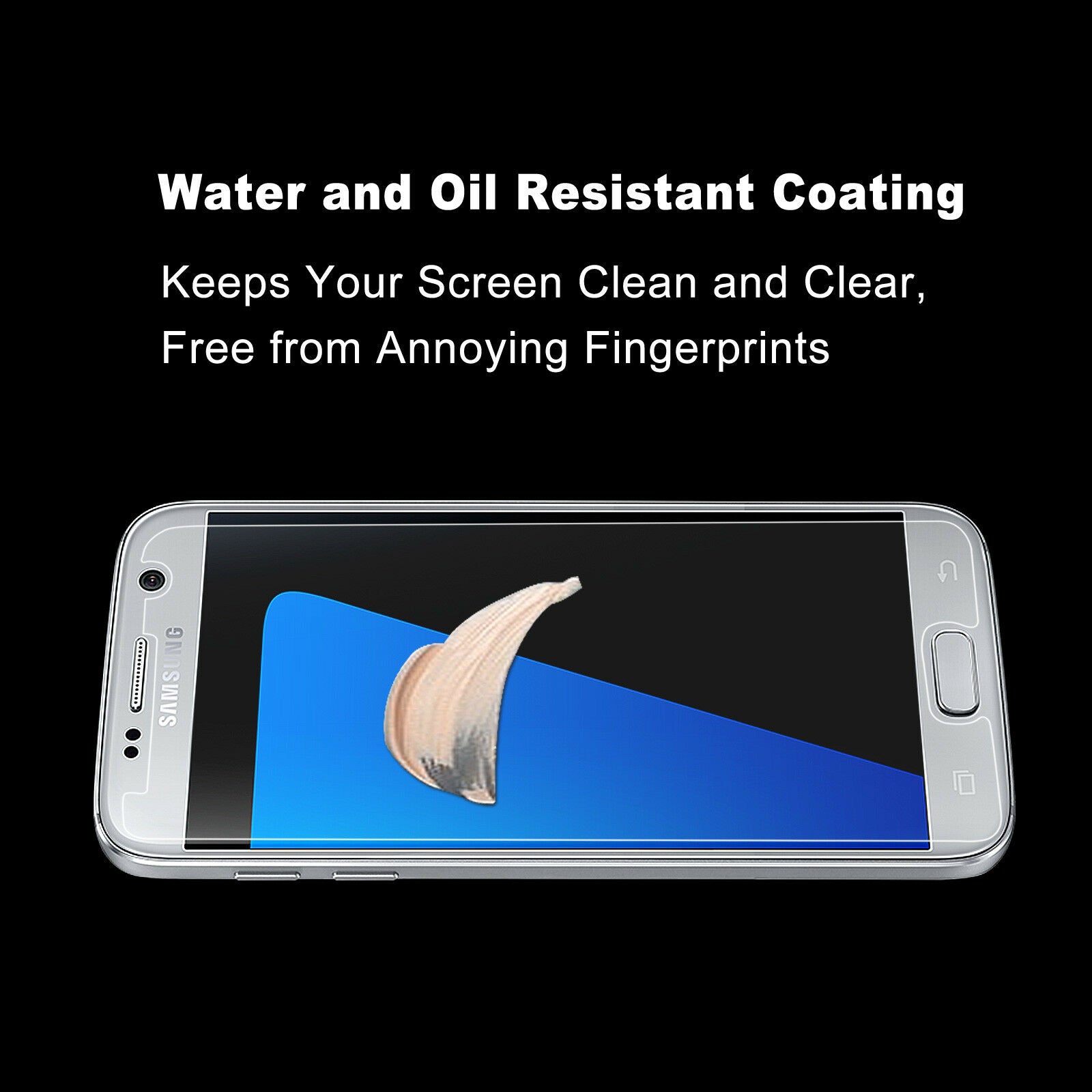 [2 Pack] Samsung Galaxy S7 Tempered Glass Screen Protector - Eastlakes Electronics