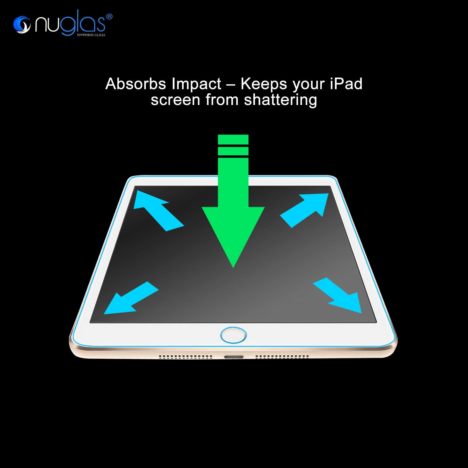 Nuglas iPad Tempered Glass Screen Protector