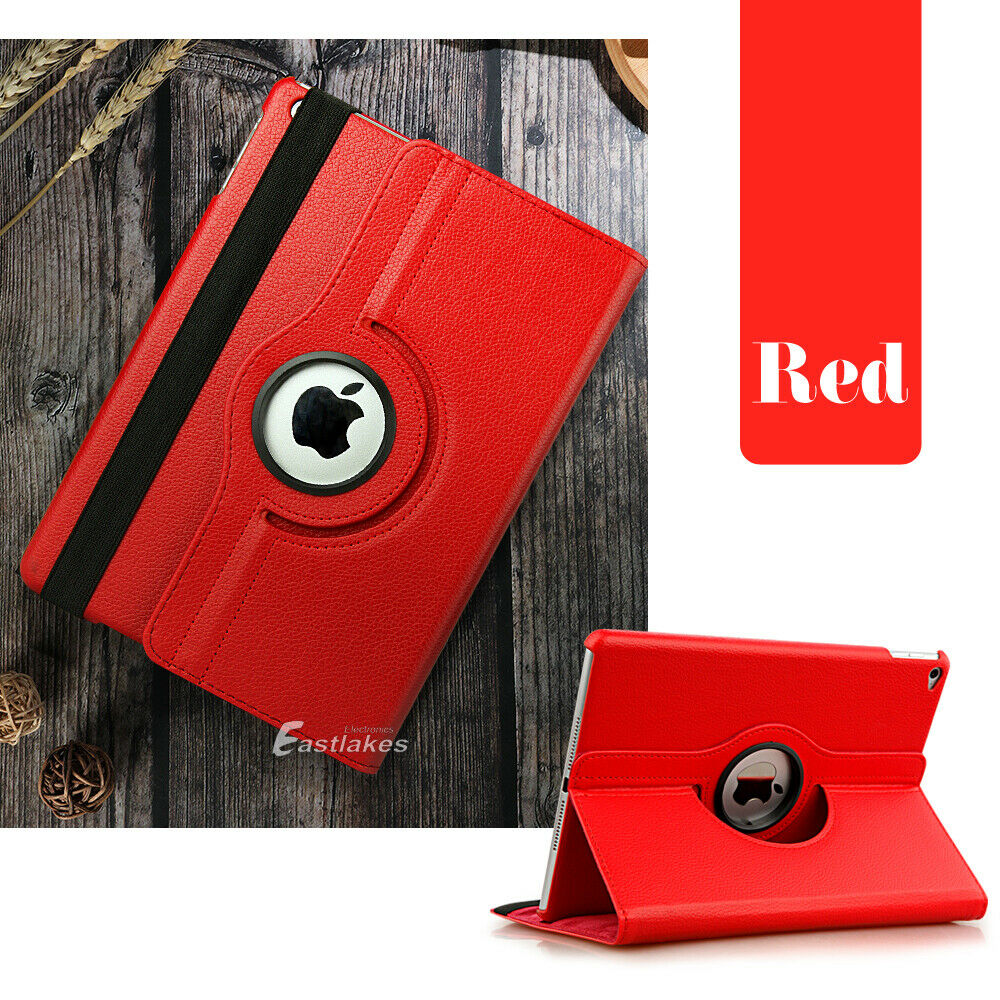 Leather Rotate Stand Smart Cover For Apple iPad Air mini Pro - Eastlakes Electronics