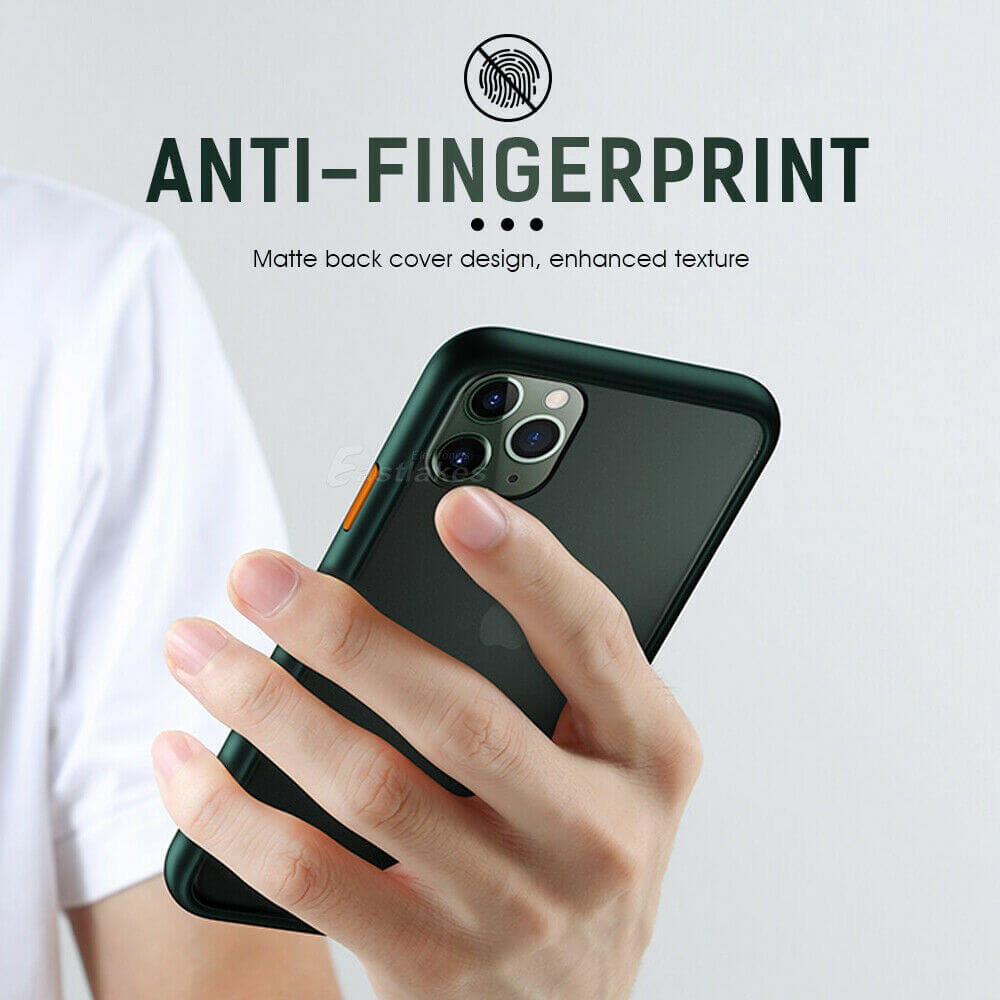 Matte Gel Bumper Case For Apple iPhone 13 12 mini 11 Pro Max XS XR - Eastlakes Electronics