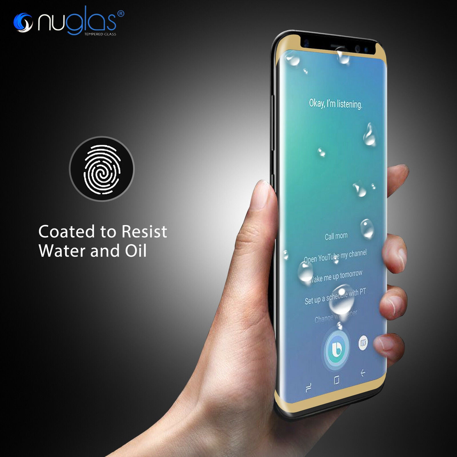 Nuglas Tempered Glass Screen Protector for Samsung Galaxy - Eastlakes Electronics