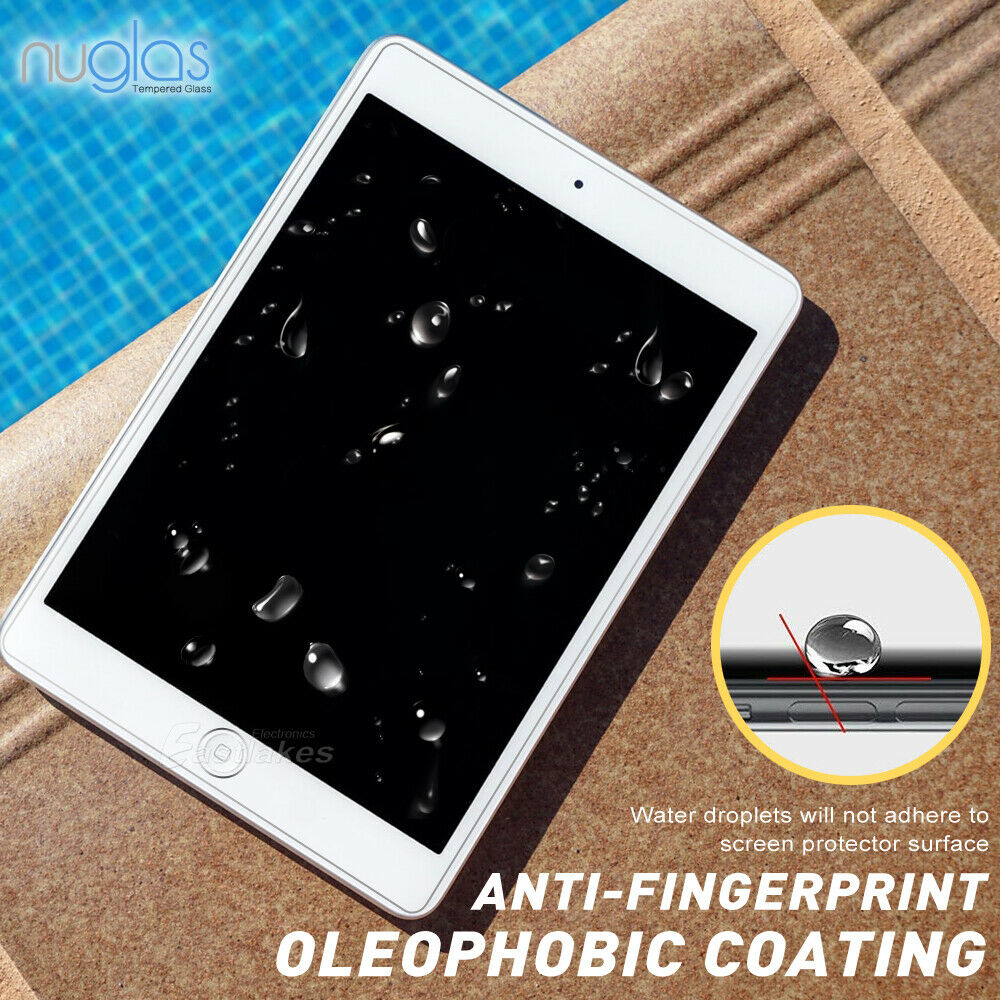 NUGLAS Tempered Glass Screen Protector For All Apple iPad - Eastlakes Electronics