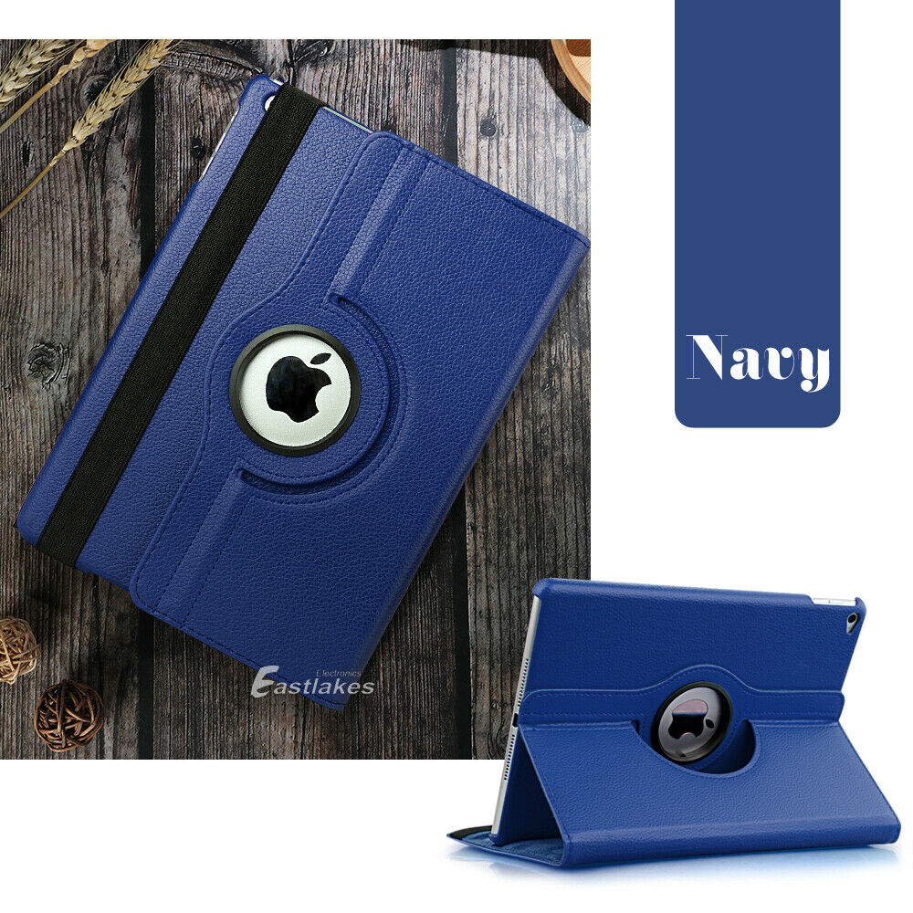 Leather Rotate Stand Smart Cover For Apple iPad Air mini Pro - Eastlakes Electronics