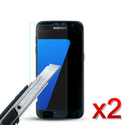 [2 Pack] Samsung Galaxy S7 Tempered Glass Screen Protector - Eastlakes Electronics