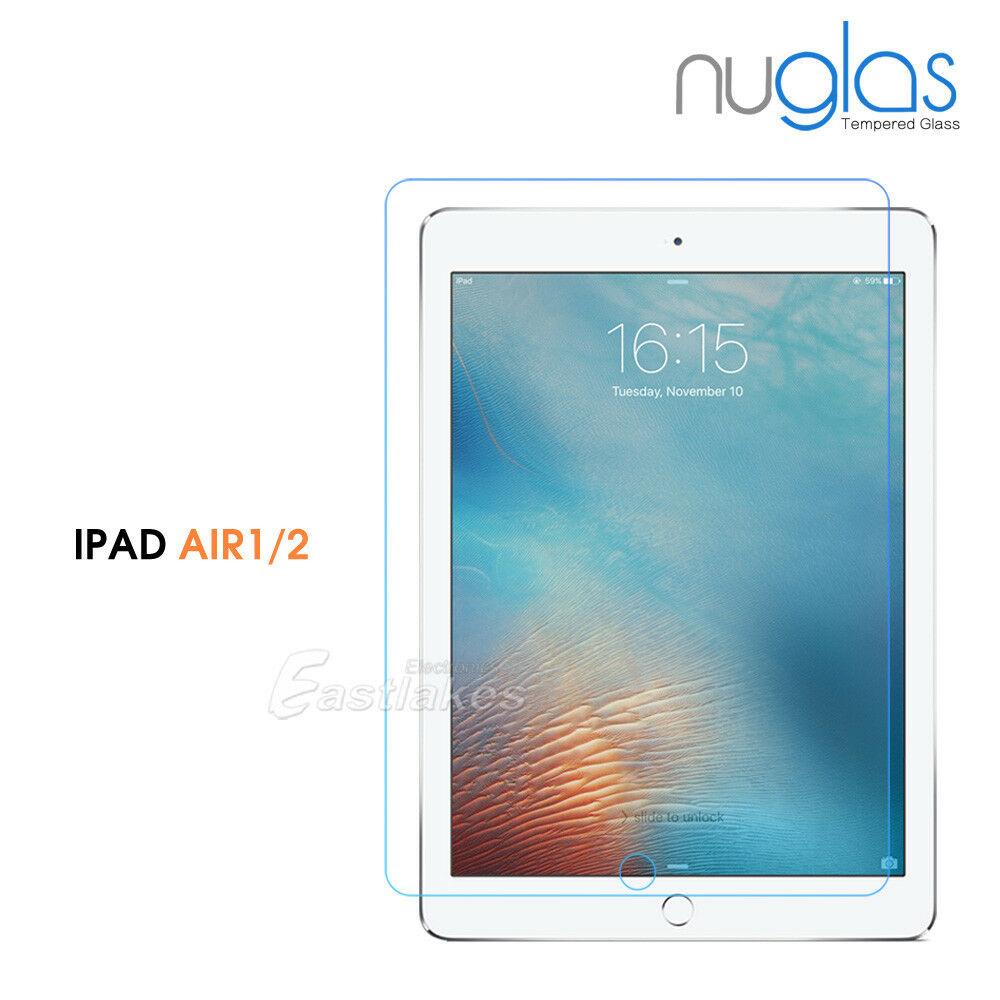 NUGLAS Tempered Glass Screen Protector For All Apple iPad - Eastlakes Electronics