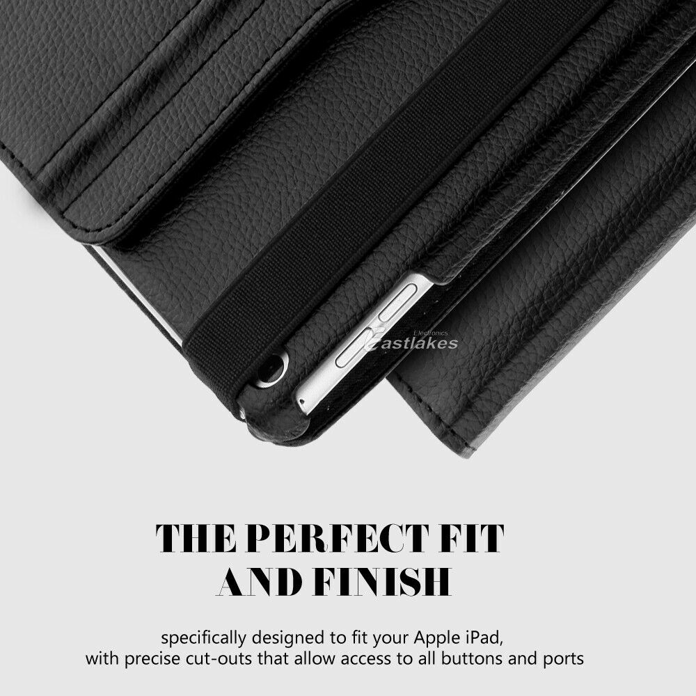 Leather Rotate Stand Smart Cover For Apple iPad Air mini Pro - Eastlakes Electronics
