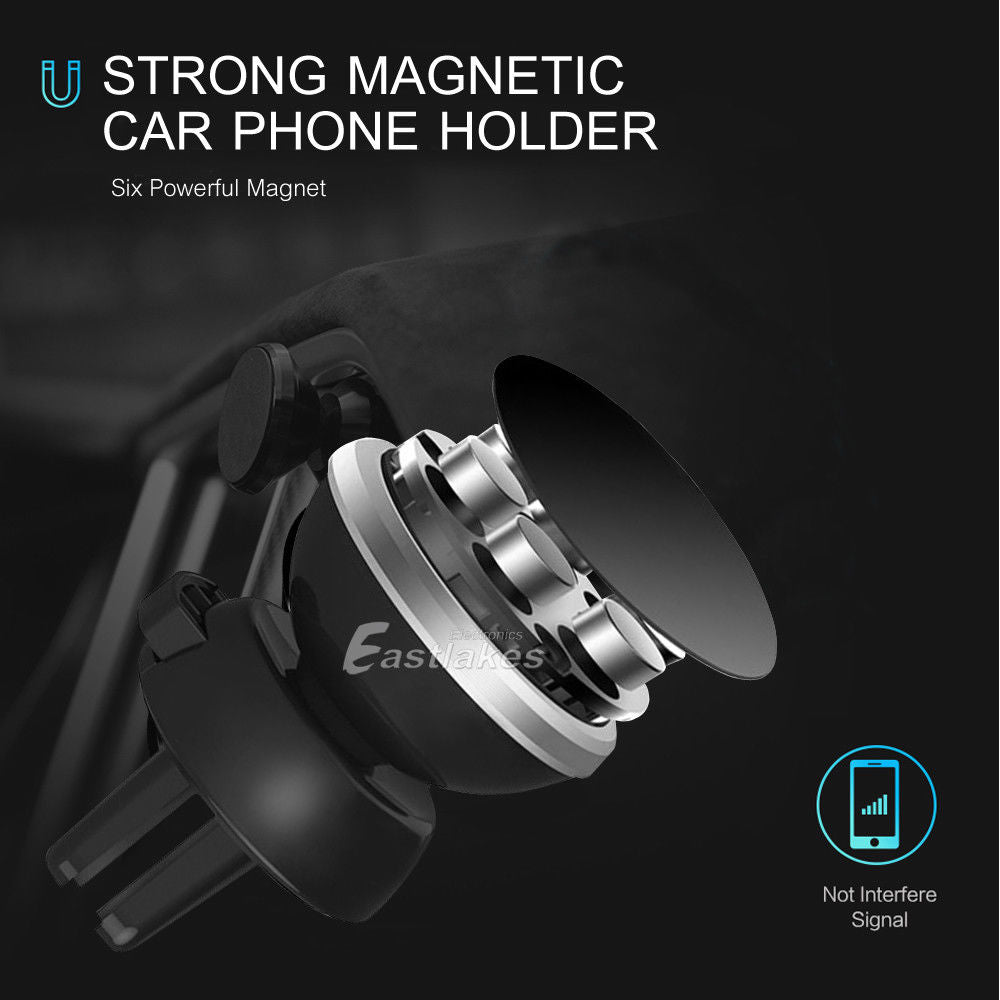 Universal Magnetic Mini Air Vent Car Mount Holder - Eastlakes Electronics