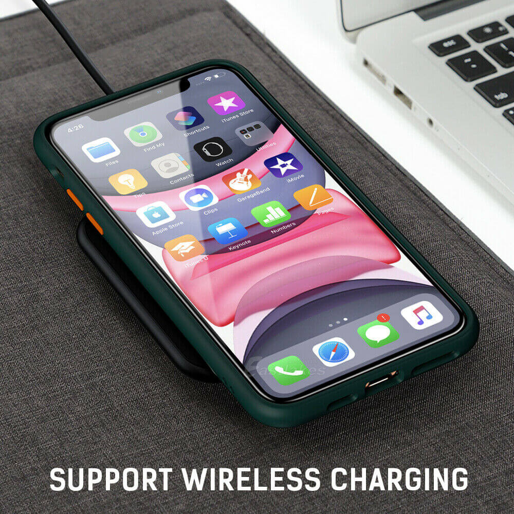 Matte Gel Bumper Case For Apple iPhone 13 12 mini 11 Pro Max XS XR - Eastlakes Electronics